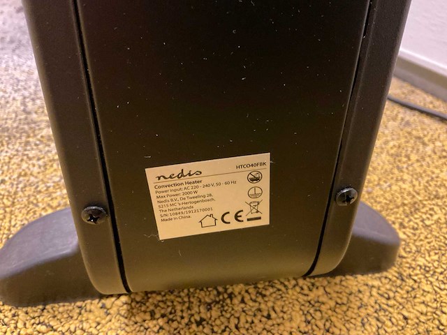 Nedis htcp40fbk elektrische verwarming - afbeelding 3 van  3