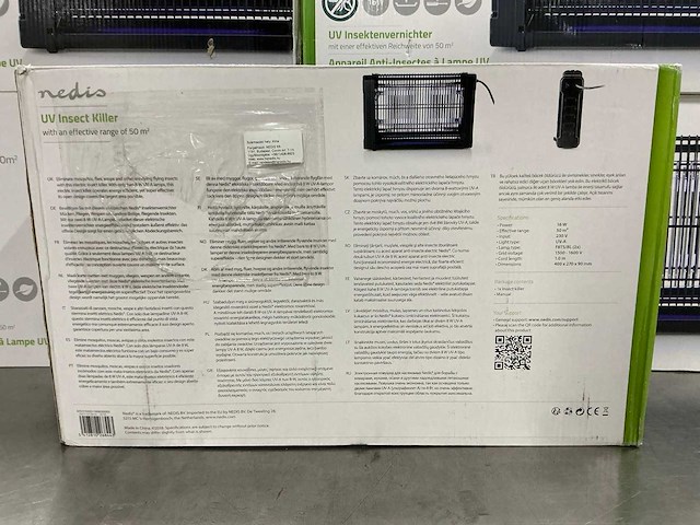 Nedis inki110cbk16 elektrische muggenlamp (5x) - afbeelding 3 van  4