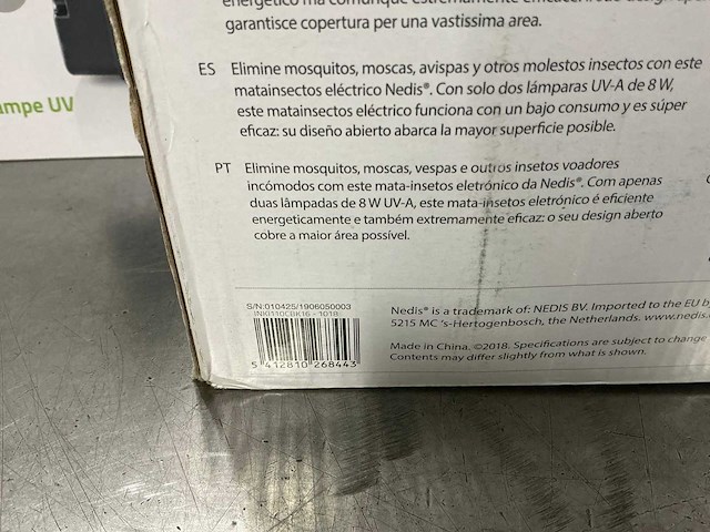 Nedis inki110cbk16 elektrische muggenlamp (5x) - afbeelding 4 van  4
