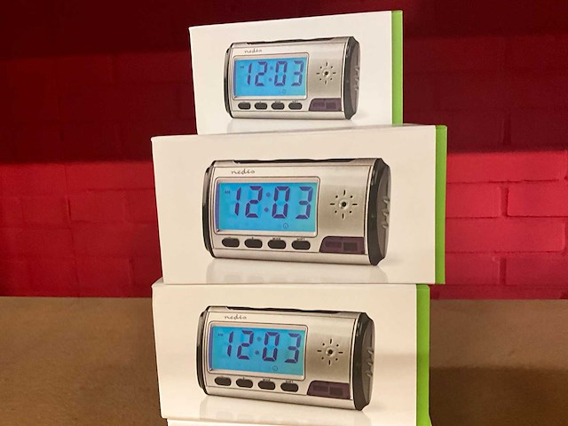 Nedis klok digitaal (video/camera) (19x) - afbeelding 3 van  3