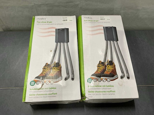 Nedis schoenendroger htsh10gy (2x) - afbeelding 1 van  4