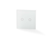 Nedis smartlife lichtschakelaar wifi dubbel 1000w glas wit - afbeelding 3 van  4