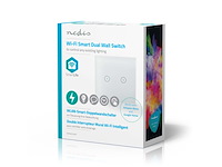 Nedis smartlife lichtschakelaar wifi dubbel 1000w glas wit - afbeelding 4 van  4