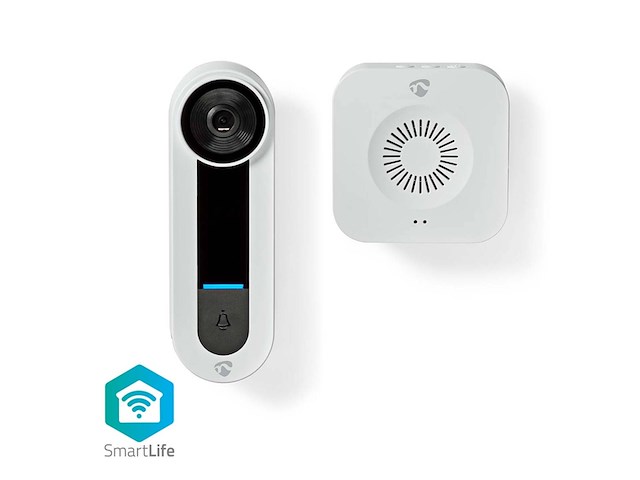 Nedis smartlife videodeurbel netvoeding cloud opslag wit - afbeelding 2 van  3