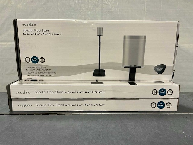 Nedis speakerbeugel speaker (3x) - afbeelding 1 van  4