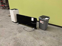 Nedis / techbird luchtfilter elektrische verwarming en prullenbak (3x)