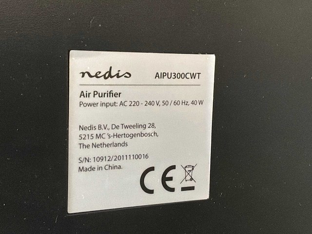 Nedis / techbird luchtfilter elektrische verwarming en prullenbak (3x) - afbeelding 4 van  9