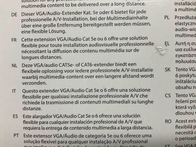 Nedis vga extender - afbeelding 2 van  3