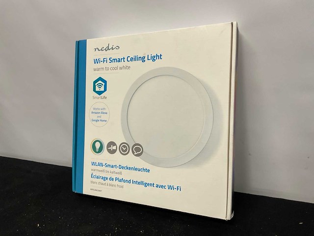 Nedis wifilaw20wt plafondlamp - afbeelding 1 van  4