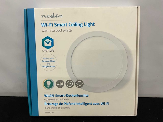 Nedis wifilaw20wt plafondlamp - afbeelding 2 van  4