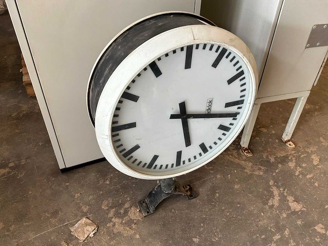 Nedklok stationsklok - afbeelding 1 van  2