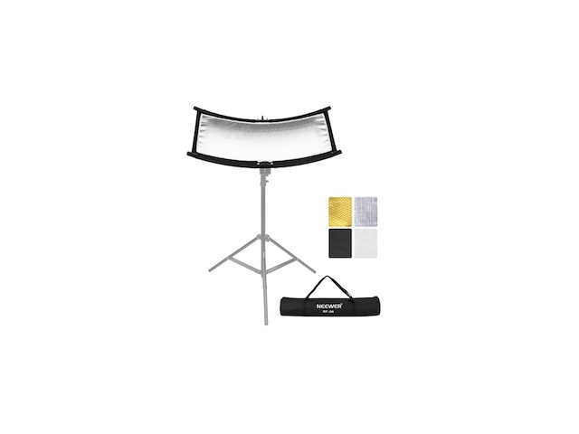 Neewer rf-04 75 x 40 cm clamshell-lichtreflector-diffusor - afbeelding 2 van  4