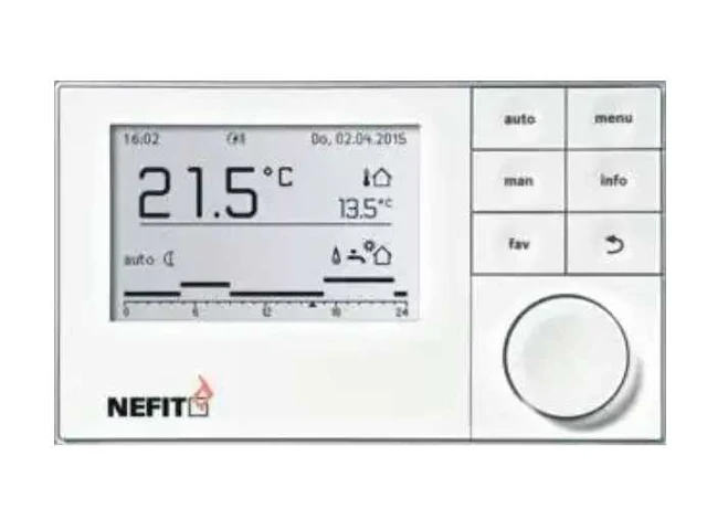 Nefit - moduline 3000 wa - ruimteklokthermostaat - afbeelding 1 van  2