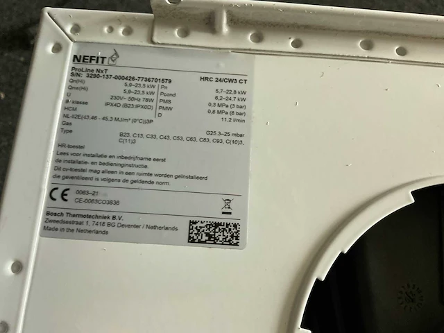 Nefit - verwarmingsinstallatie - afbeelding 5 van  5