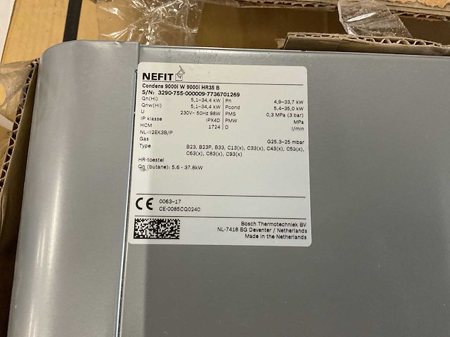 Nefit condens 9000i w hr35 b hr cv-ketel - afbeelding 3 van  3