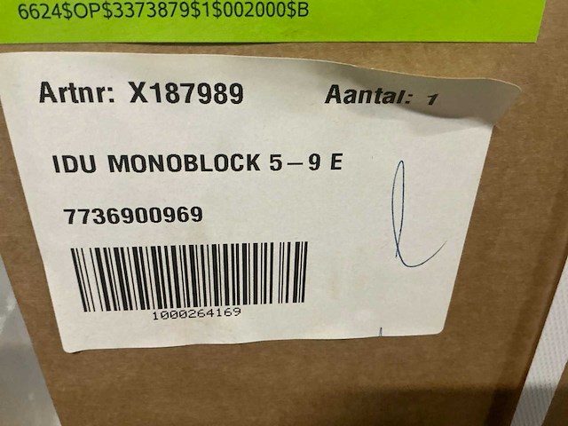 Nefit enviline monoblock 5-9 e lucht/water warmtepomp - afbeelding 3 van  3