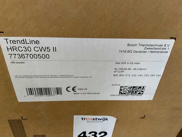 Nefit trendline hrc30 cw 5 hr ketel - afbeelding 3 van  3