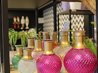 Negen decoratieve vaasjes in diverse maten. - afbeelding 2 van  2