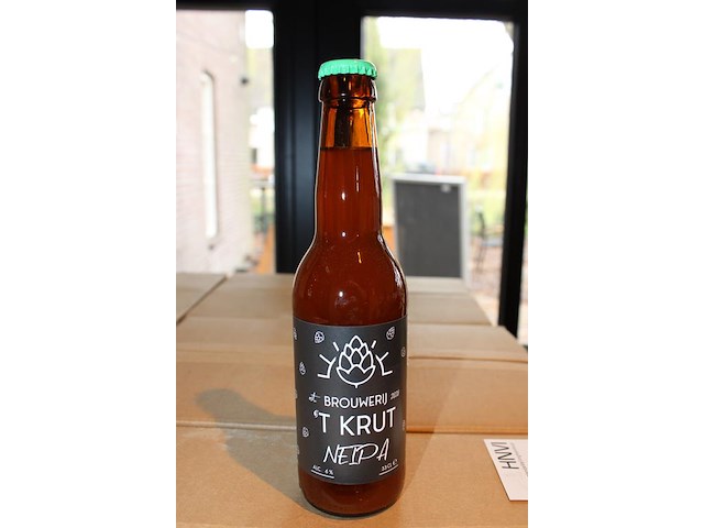 Negen dozen neipa 't krut tht 08-2026. totaal 216 flesjes. - afbeelding 2 van  3