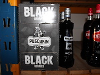 Negen flessen puschkin blackberries. - afbeelding 1 van  2