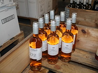 Negen flessen rose wijn mas delatour pays d'oc. - afbeelding 1 van  2