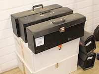 Negen gereedschapskoffers met afmeting 51 x 12 x 20 cm. - afbeelding 2 van  3
