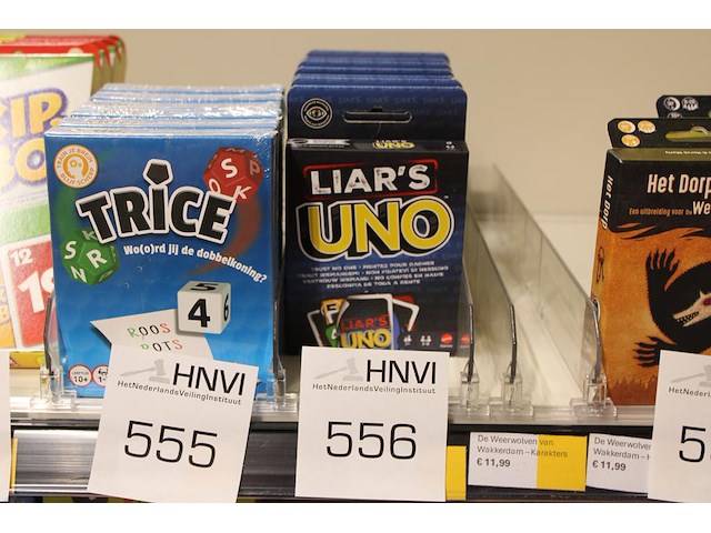 Negen kaartspellen mattel uno liars. - afbeelding 1 van  2