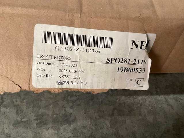 Nei spo281-2119 vehicle brake (2x) - afbeelding 3 van  3