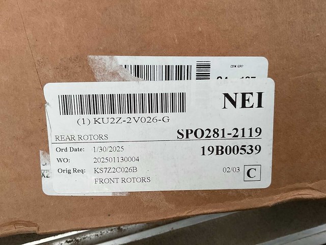 Nei vehicle brake (2x) - afbeelding 3 van  4