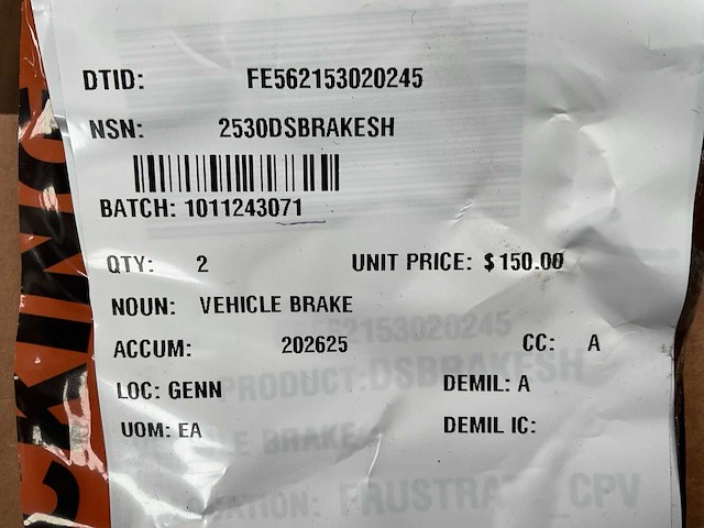 Nei vehicle brake (2x) - afbeelding 4 van  4