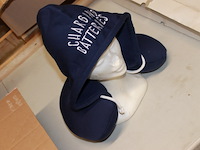 Nekkussne met hoodi blauw 1x in krat c - afbeelding 1 van  3