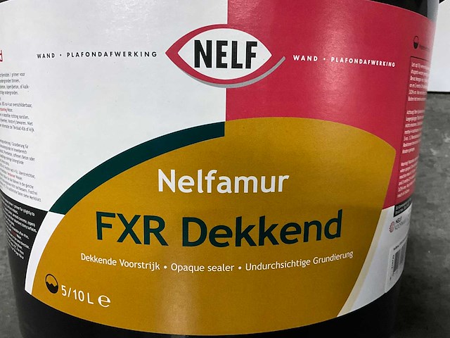 Nelfamur fxr dekkend basis voorstrijkmiddel “10 ltr” (35x) - afbeelding 2 van  3