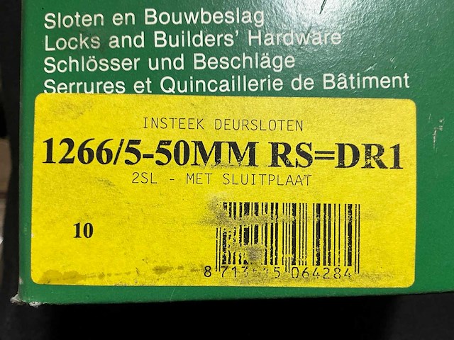 Nemef insteek deurslot (10x) - afbeelding 3 van  3