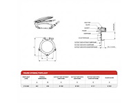 Nemo 218.800 300 mm opening porthole stainless steel - afbeelding 1 van  4