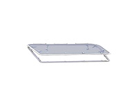 Nemo aluminum white coated opening flybridge hatch - afbeelding 2 van  6