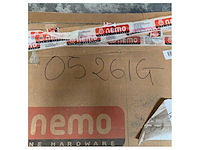 Nemo aluminum white coated opening flybridge hatch - afbeelding 3 van  6