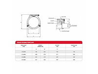 Nemo stainless steel porthole 300 mm - 218.855 - afbeelding 2 van  6