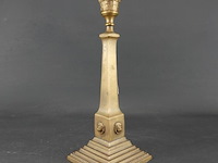 Neoclassicistische empirestijl bronzen kandelaar - afbeelding 1 van  5