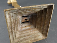 Neoclassicistische empirestijl bronzen kandelaar - afbeelding 5 van  5