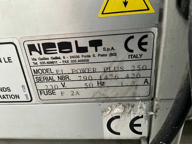 Neolt electro power trim plus 250 rolsnijmachine - afbeelding 7 van  7