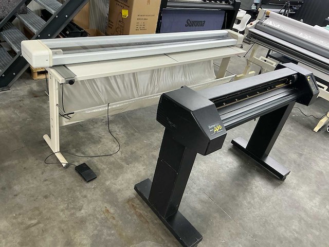 Neolt/calcomp power plus 210/d1010 rol snijder en plotter (2x) - afbeelding 1 van  12