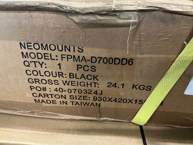 Neomounts fpma-d700dd6 monitor desk stand - afbeelding 4 van  4