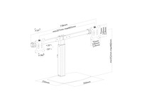 Neomounts fpma-d865d monitorstandaard 2 schermen zwart - afbeelding 3 van  3