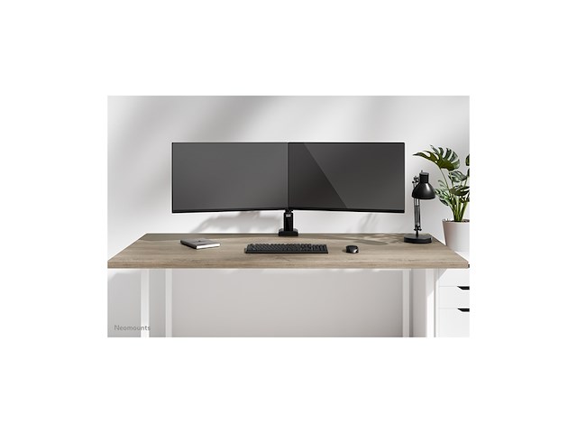 Neomounts nero ds60600bl2 monitorarm 2 schermen 1032 08 kg/scherm zwart - afbeelding 3 van  4