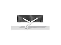 Neomounts next slim ds70-250wh2 monitorarm 2 schermen - afbeelding 3 van  4