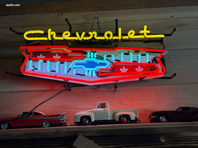 Neon chevrolet circa 60cm - afbeelding 1 van  2