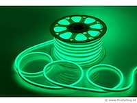 Neon led strip 50m – 8w/m – groen – ip65 waterdicht (x2) - afbeelding 1 van  5