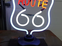 Neonreclame route 66