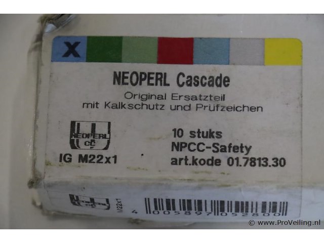 Neoperl cascade slc straalregelaar npcc-safety 01.7813.30 - afbeelding 2 van  2