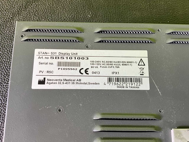 Neoventa stan s31 patiëntmonitor - afbeelding 7 van  7